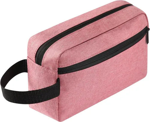 Miniatura 10 de Icramsy Neceser de viaje para mujeres y hombres, bolsa de cosméticos colgante, accesorios de viaje para mujeres y hombres, Negro, Moderno