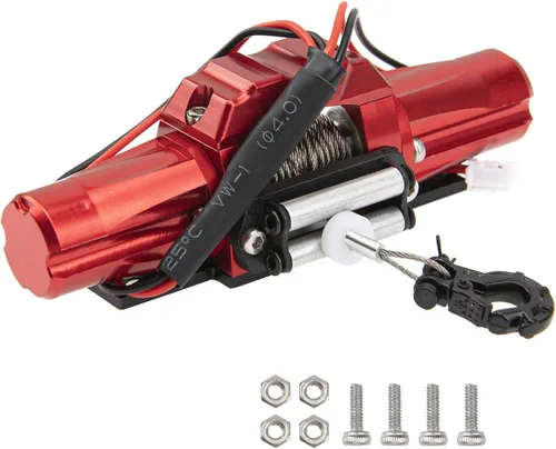 Cabrestante universal de simulación con motor dual compatible con Traxxas TRX4 Axial SCX10 90046 D90 escala 1/10 RC Crawler Car