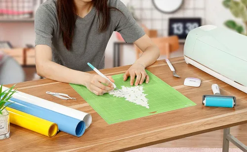 Miniatura 5 de AOOIIN Alfombrilla de corte para Cricut Explore 5/4/3/Air 2/Air/One/Maker 4/Maker 3/Maker, 3 paquetes de alfombrillas de corte accesorios de Varios