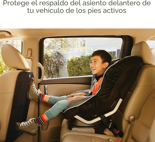 Miniatura 3 de Funda para asiento trasero de coche de Munchkin® para niños, protector de asiento de coche con alfombrillas de lujo, negro, 2 paquetes