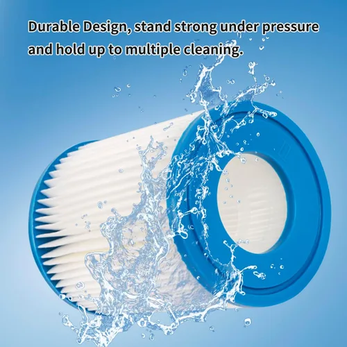 Miniatura 6 de Cartucho de filtro de piscina para bomba de filtro tipo II 58094 para piscinas sobre el suelo, filtro de jacuzzis compatible con bomba de filtro