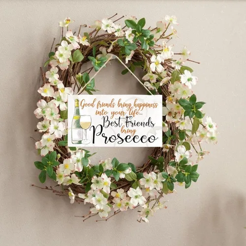 Miniatura 2 de Good Friends Bring Happiness into Your Life Best Friends Bring Prosecco - Hermoso regalo de amistad significativo Prosecco (US-G055)