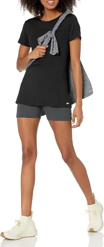 Miniatura 99 de Amazon Essentials Camiseta de manga corta con cuello redondo para mujer, de secado rápido, para entrenamiento, gimnasio, paquete múltiple