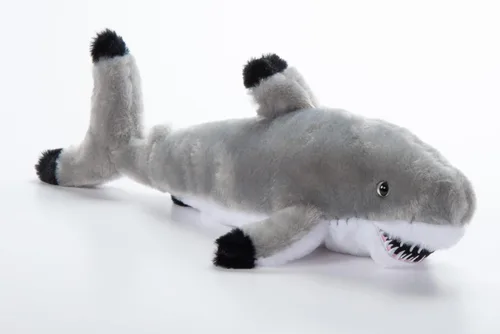 Miniatura 4 de The Petting Zoo Blacktip - Peluche de tiburón de peluche, regalos para niños, animales salvajes del océano Onez, juguete de peluche de tiburón de 16