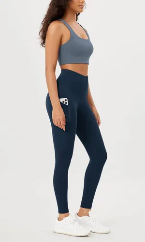 Miniatura 3 de ODODOS - Leggings de yoga con cintura alta y bolsillos para mujer, pantalones de yoga deportivos con control de abdomen, no se transparentan