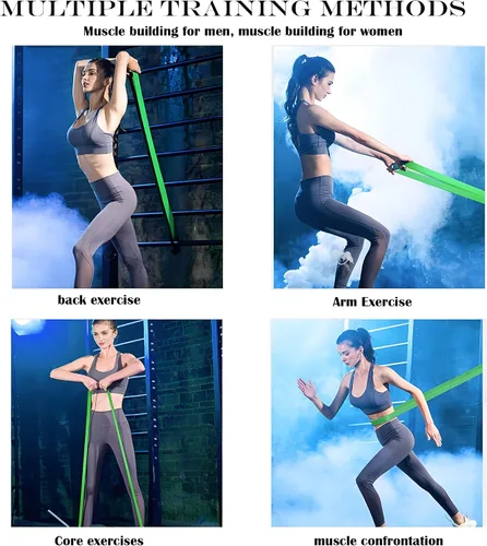 Miniatura 7 de Pull Up Assistance Bands - Resistance Bands Set - Multi-Level Resistance, Fitness Band, Full Body Training, Suitable for Exercise and Physical
