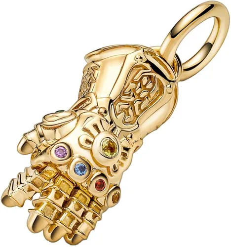 Miniatura 4 de Bellestory Abalorio de plata de ley con diseño de héroes de la película para mujer, pulsera europea