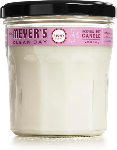 Miniatura 22 de Mrs. Meyer's Vela aromática de soja para aromaterapia, 35 horas de tiempo de combustión, hecha con cera de soja y aceites esenciales, edición