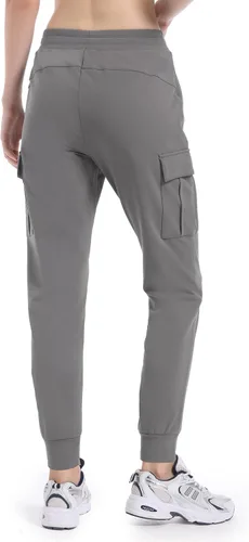 Miniatura 3 de HARTPOR Pantalones deportivos con forro polar para mujer, pantalones cargo de senderismo, resistentes al agua, pantalones deportivos de invierno