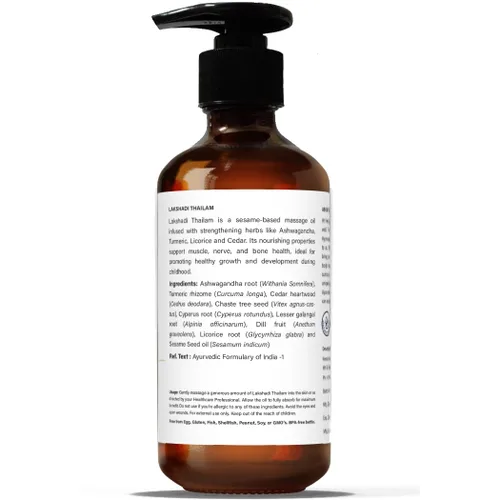 Miniatura 2 de Kerala Ayurveda Aceite de bienestar diario para niños (Lakshadi Thailam) – Aceite de masaje corporal diario para niños – Apoya la movilidad