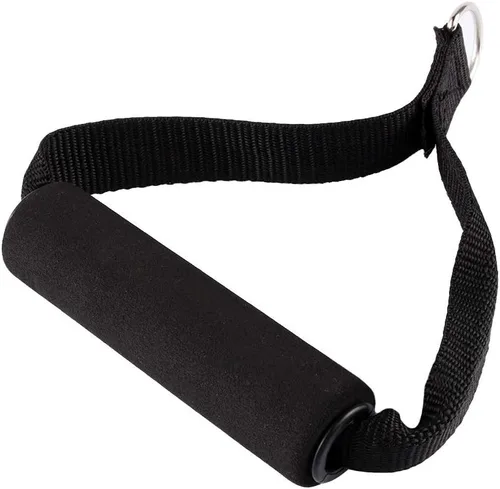 Miniatura 3 de CHICIRIS Cuerda de resistencia para gimnasio, mango de banda de resistencia de 154.3 lbs, mango de cable resistente, color negro para ejercicios