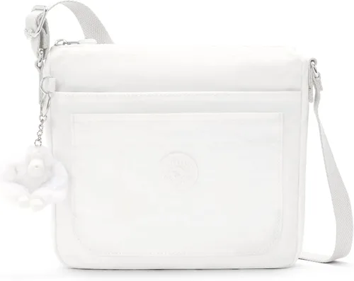 Miniatura 7 de Kipling Sebastian Sparkly Gold - Bolso cruzado para mujer, color morado