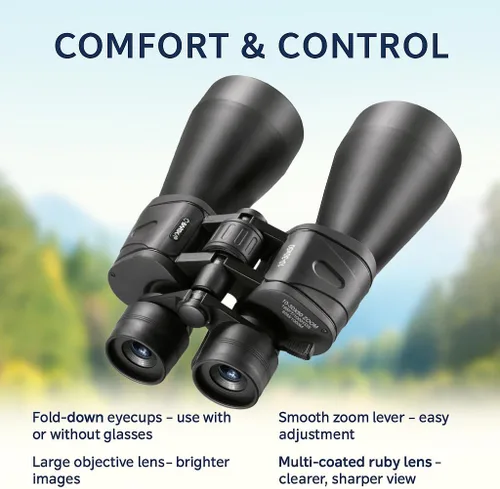 Miniatura 6 de Barska 10-30x60 Gladiator Zoom Binoculars – Long Range Binoculars for Bird Watching, Stargazing & Hunting, Multi-Coated Lenses, Tripod Compatible