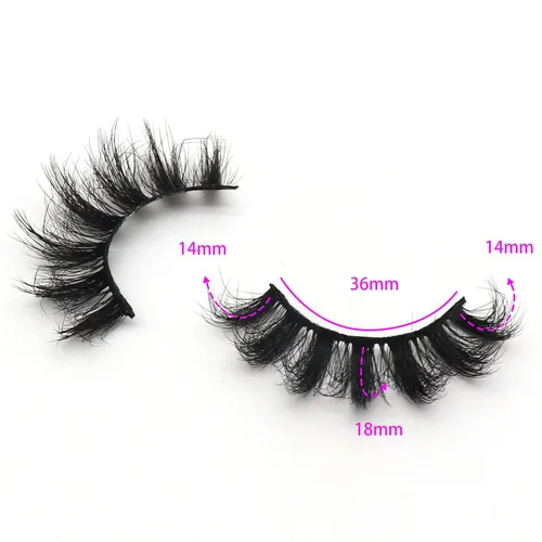 Miniatura 66 de Veleasha Pestañas postizas de manga puntiagudas, 100% hechas a mano, aspecto natural, pestañas postizas ligeras con banda transparente suave