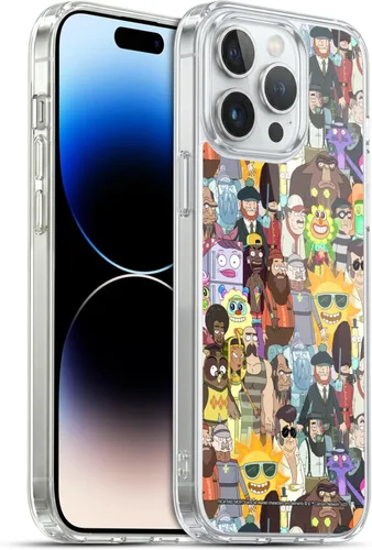 Miniatura 162 de Head Case Designs Funda de gel con licencia oficial de Rick and Morty Aliens Season 3 [protección de grado militar] compatible con Apple iPhone 12