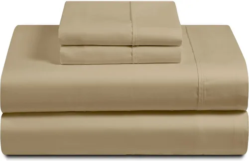 Miniatura 8 de Juego de 4 sábanas de tamaño Queen con parte superior flexible de cabeza dividida para cama ajustable, 800 TC-100% algodón, juego de 4 piezas
