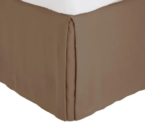 Miniatura 5 de Fancy Collection Falda de Cama de Fácil Cuidado de Microfibra con Caída Sólida Nueva (Rosa Intenso, Individual)