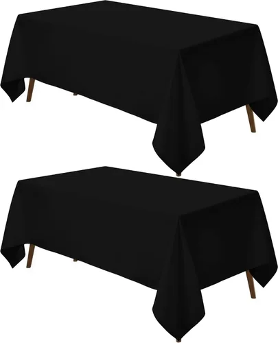 Miniatura 48 de Utopia Kitchen Mantel rectangular, 1 paquete, mantel lavable a máquina, mantel de poliéster para comedor, fiestas de bufé, pícnics, eventos, bodas