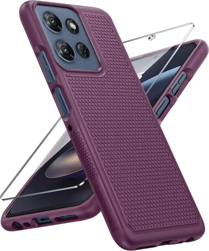 Miniatura 47 de FNTCASE Funda para teléfono Galaxy A14-5G: protección contra caídas de grado militar Samsung A14 5G, probada contra caídas de 14 pies, protector