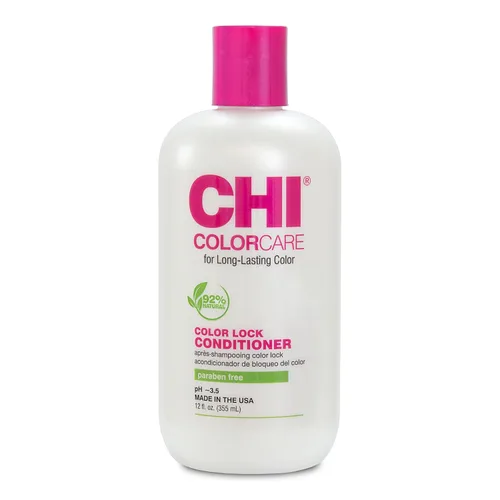 CHI ColorCare - Acondicionador de bloqueo de color, bloquea el color y repone la humedad para cabello teñido sin sulfatos, parabenos y crueldad, 12