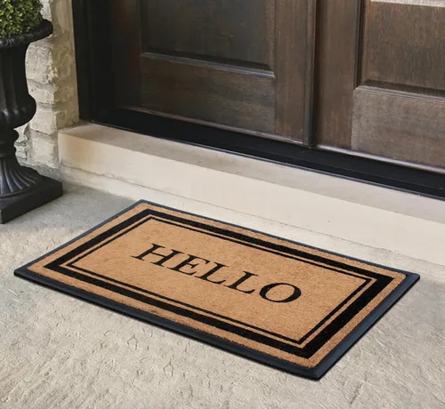 Miniatura 33 de A1HC Tapete para Puerta de Fibra de Coco Natural y Caucho, 30"x48" – Grueso, Duradero, Resistente, Anti-Desprendimiento, Resistente a