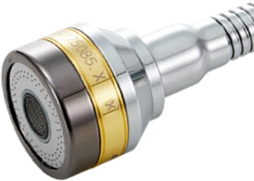 Miniatura 7 de Accesorio rociador de grifo, cabezal rociador giratorio de 360 grados a prueba de salpicaduras de metal para cocina doméstica (longitud extendida)