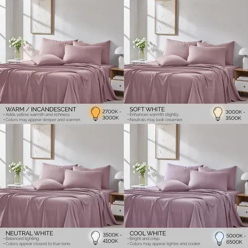 Miniatura 162 de Southshore Fine Living, Inc. Juego de 7 piezas de sábanas King divididas para cama ajustable, juego de sábanas King divididas con bolsillo de 21