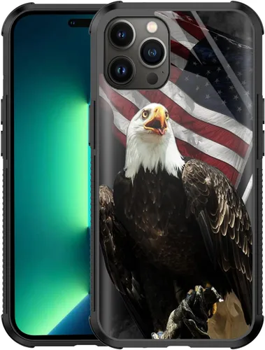 Miniatura 57 de Funda con diseño de ciervo y bandera estadounidense para iPhone 11 Pro Max - Funda protectora de poliuretano termoplástico resistente, antiarañazos