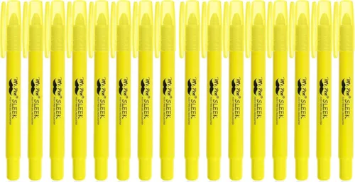 Miniatura 10 de Mr. Pen - Resaltadores de la Biblia de gel que no se corren, amarillo, paquete de 8 Twist-Up Bible Highlighters No Bleed Through, Fast Drying