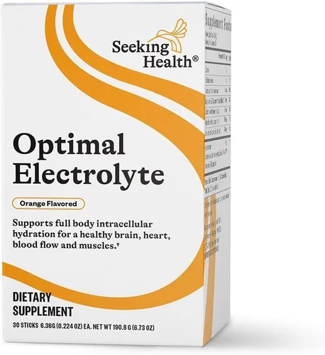 Miniatura 16 de Seeking Health Optimal Electrolyte Powder - Polvo de electrolitos con sodio y potasio - Apoya la digestión y la energía con suplemento