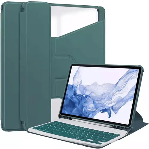 Miniatura 24 de kaidisen Funda con teclado giratorio 360º para Galaxy Tab S6 Lite de 10.4 pulgadas, soporte vertical magnético desmontable teclado delgado Folio