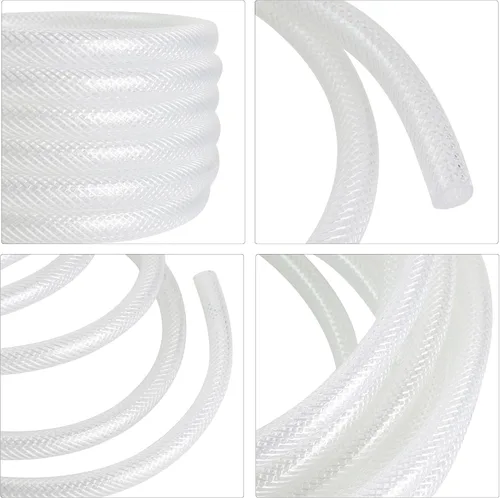 Miniatura 5 de Tubo de vinilo de plástico de manguera trenzada transparente de 5/8 pulgadas de diámetro interior x 7/8 pulgadas de diámetro exterior de 50 pies