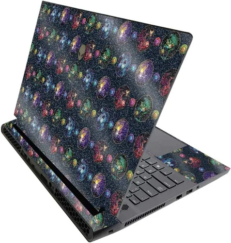 Miniatura 561 de MightySkins - Skin brillante con purpurina para Alienware M17 R3 (2020) y M17 R4 (2021) - Diversión de los años 90 Acabado duradero con purpurina