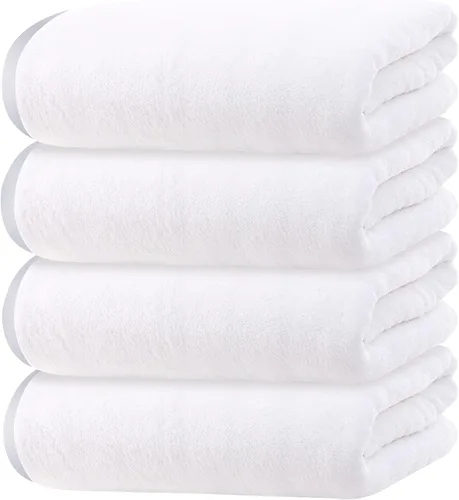 Miniatura 17 de Cosy Family Juego de toallas de microfibra de 8 piezas, 2 toallas de baño, 2 toallas de mano y 4 paños de lavado, toallas ultra suaves y altamente