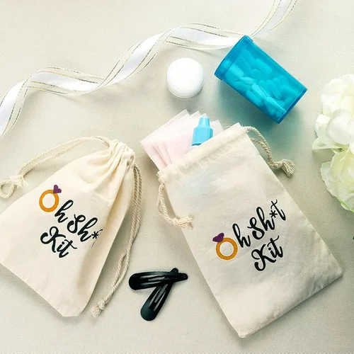 Miniatura 3 de Blue Panda - Kit de resaca, juego de supervivencia de 20 bolsas, 10 cm x 15 cm, muselina, bolsas de cordones, bolsas de recuerdo de fiesta