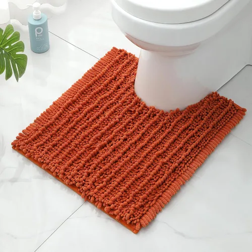 Miniatura 7 de FLOLEOPA Alfombras de Baño de Microfibra de Felpa Suave, Alfombras de Baño Absorbentes Antideslizantes Lavables a Máquina, Tapetes de Baño para Beige