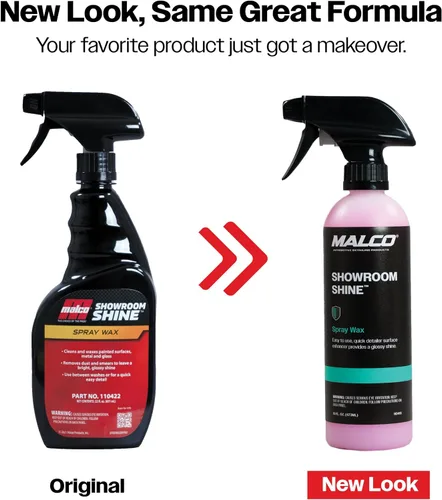 Miniatura 3 de Malco Showroom Shine - Cera para autos en aerosol – Mejor cera para autos en aerosol para acabado profesional/Fácil de usar, detalle