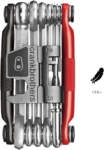 Miniatura 3 de Crankbrothers Multi Tool M 17 Negro Mate Rojo equipo de ciclismo