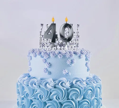 Miniatura 3 de Velas negras de cumpleaños 32 y 23 para pasteles, número 23 y 32 para decoración de tartas de fiesta, aniversario, boda, celebración Negro