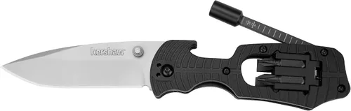 Miniatura 3 de Kershaw Select Fire Cuchillo de bolsillo multifunción, juego de 4 puntas y destornillador, hoja de 3.4 pulgadas de acero 8Cr13MoV, navaja plegable