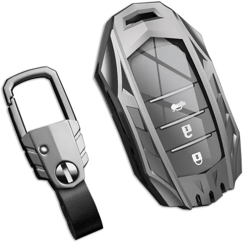 Miniatura 18 de Funda para llavero Nissan con llavero, elegante y duradera funda de protección de aleación de zinc compatible con Altima Maxima Rogue Armada