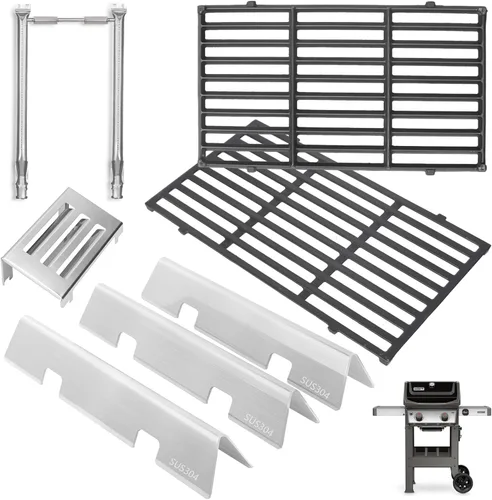 Miniatura 24 de Piezas de parrilla para Weber Spirit 2 Partes, Reemplazo para Weber GS4 Spirit II/I E210 S210 E220 S220, Piezas GS4 para Webber Spirit 2 Tubo