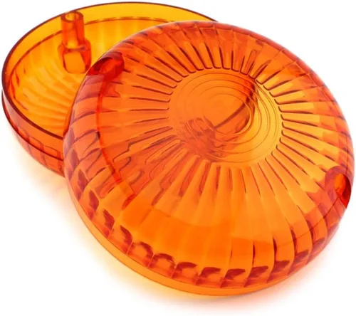 Miniatura 3 de Cubierta de lente de luz de giro ámbar cubiertas indicadoras de repuesto biseles 2 piezas para Yamaha V Star 650 1100 Royal Star Vmax Maxim Virago