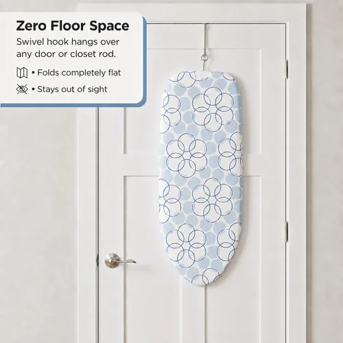 Miniatura 2 de Household Essentials - Tabla de planchar de acero con soporte de hierro