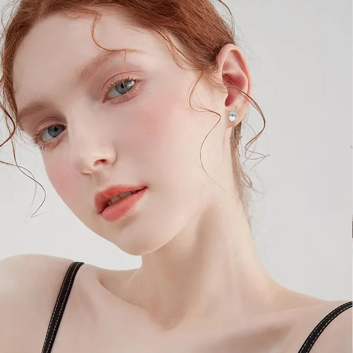 Miniatura 6 de Aretes de plata de ley 925 con diseño de gato, bonitos aretes de gato con diseño de gatito, joyería de regalo para mujeres y niñas, aretes