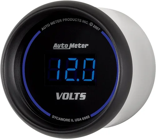 Miniatura 2 de Auto Meter 6993 Medidor de voltímetro digital cobalto 2.3125 pulgadas
