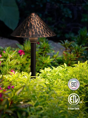 Miniatura 2 de LEONLITE Paquete de 12 luces LED de bajo voltaje, 3 W 12-24 V CA/CC, iluminación de camino con cable, luz exterior para césped de patio, ETL CRI90+