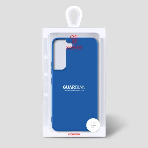 Miniatura 7 de X-level Funda para Samsung Galaxy S22 Slim Fit Soft TPU Super Thin Phone Back Cover, Funda protectora ligera con acabado mate para Samsung S22-Azul