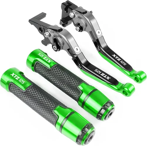 Miniatura 18 de Palancas manillar para Yamaha XTZ125 XTZ 125 2014 2015 2016 2017 2018 motocicleta ajustable plegable freno embrague palancas manillar mano apretones