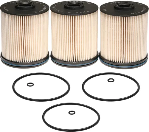 3 filtros de combustible TP1015 compatibles con Chevrolet Silverado/GMC/GM Sierra 2500HD 3500HD 2014-2018 Chevy Cruze para L5P LM2 3.0L 6.6L Duramax